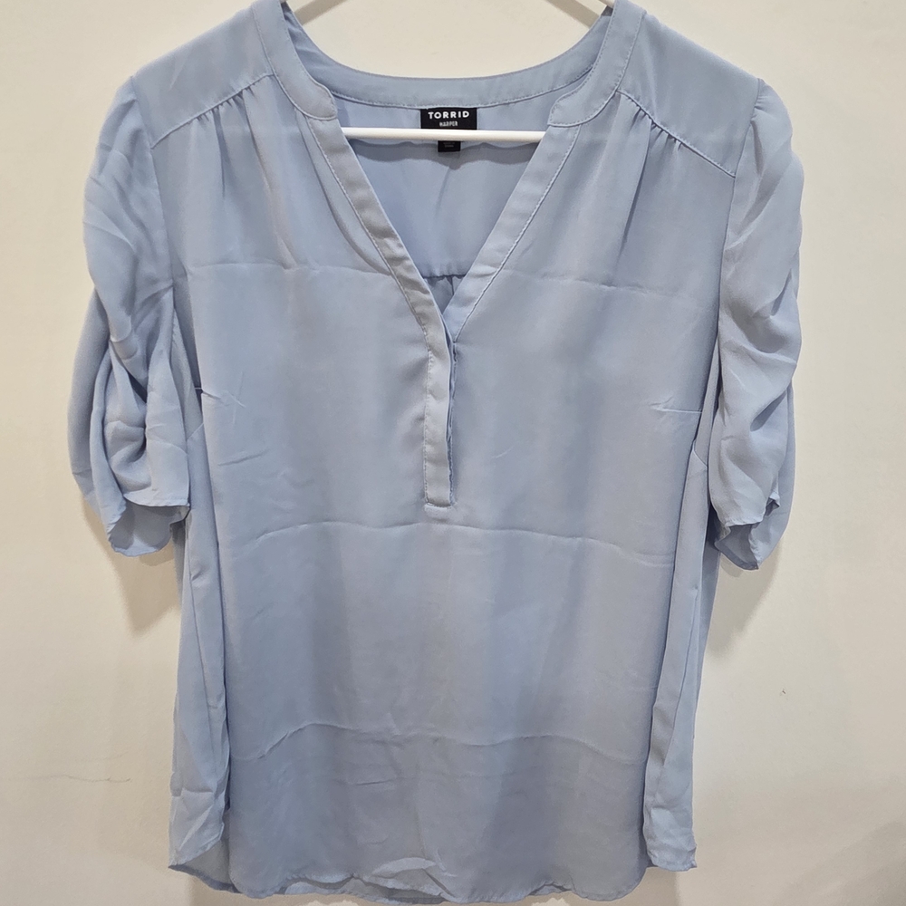Torrid Women's Light Blue Blouse